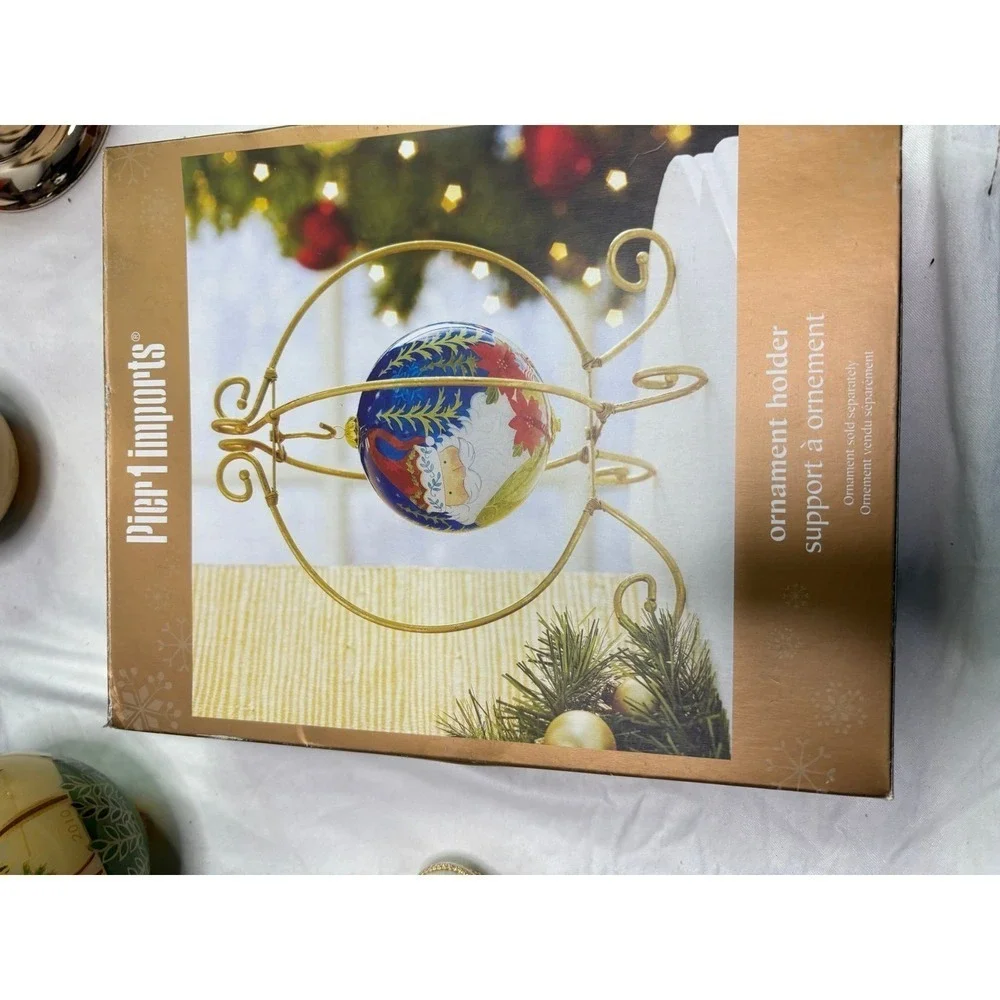 Christmas bundle Christmas ornaments candle holder and ornament holder